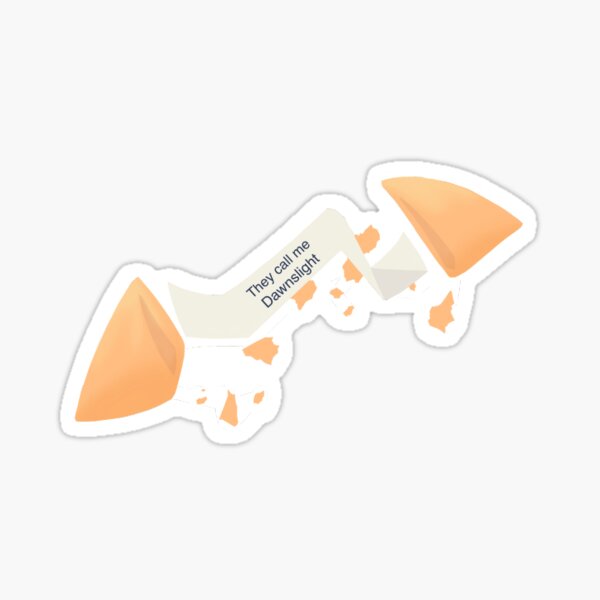 Item preview, Dawn's Light Fortune Cookie designed and sold by inflamingo.