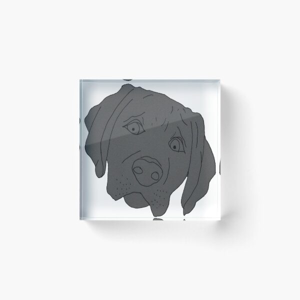 Item preview, Black Lab Face designed and sold by ABY-Creative.