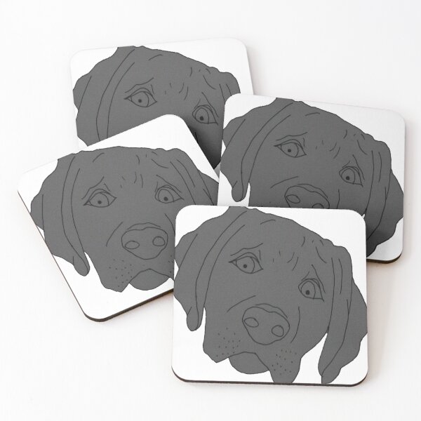 Item preview, Black Lab Face designed and sold by ABY-Creative.