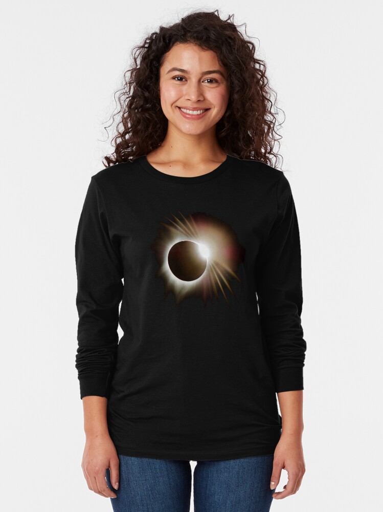 Alternate view of Diamond Ring Around the Sun Long Sleeve T-Shirt