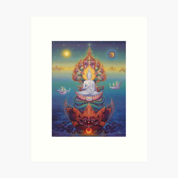 Item preview, The Blessing of Lord Buddha designed and sold by Morphey22.