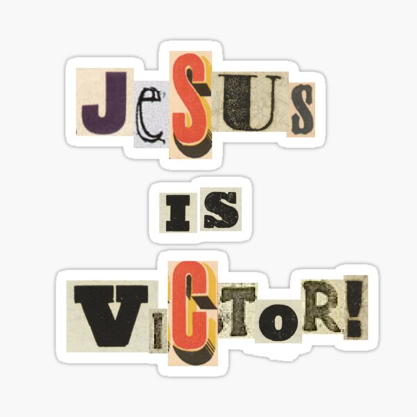 Item preview, Jesus is Victor! (News Print Edition) designed and sold by Rod Lampard.