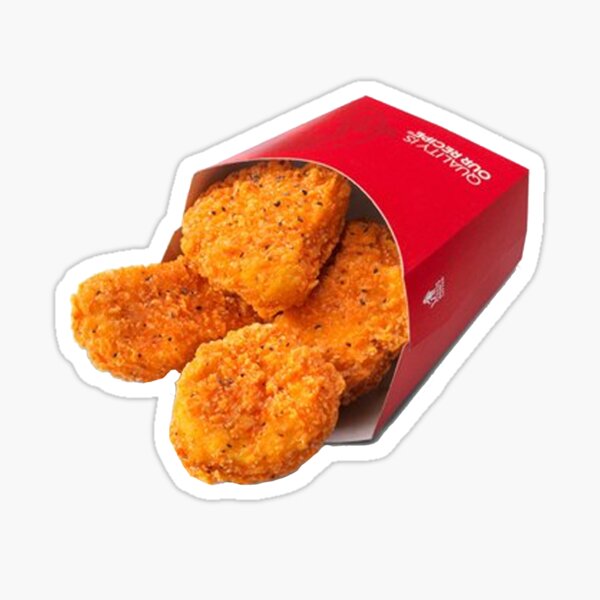 Wendys Spicy Nuggets Sticker Sticker