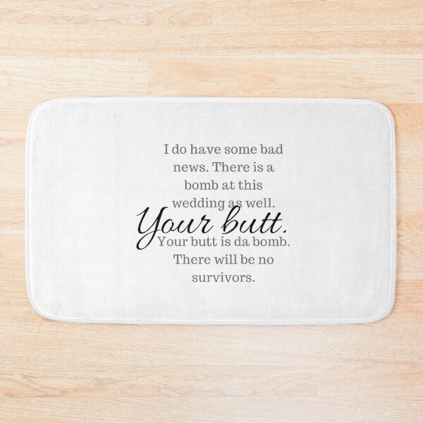 Item preview, b99 jake amy peraltiago wedding vows your butt is da bomb designed and sold by calamity02.