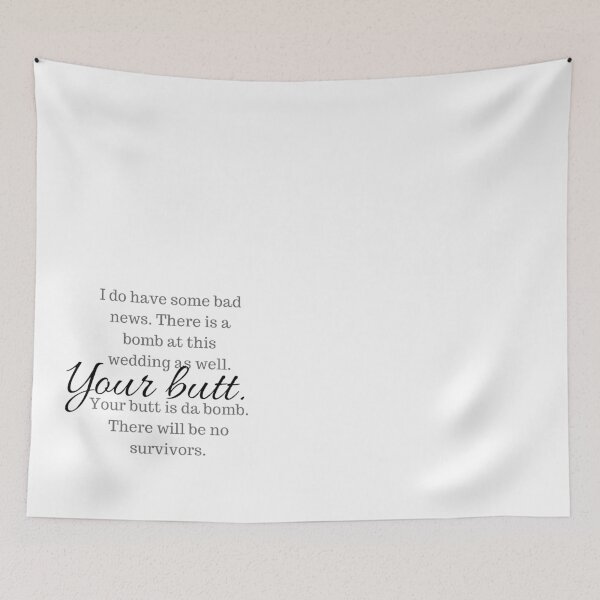 Item preview, b99 jake amy peraltiago wedding vows your butt is da bomb designed and sold by calamity02.