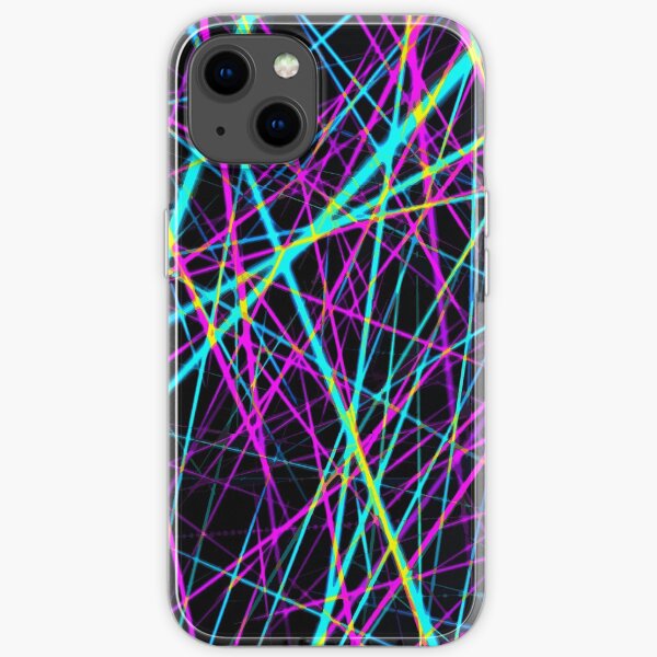 Neon Laser Lights iPhone Soft Case