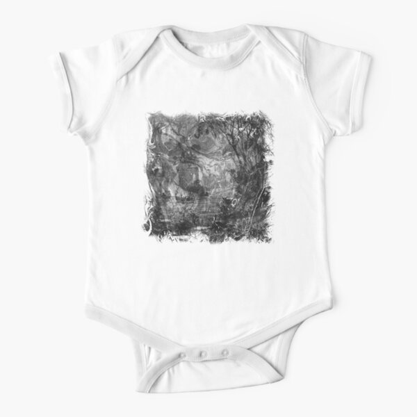 The Atlas Of Dreams - Color Plate 97 b&w Short Sleeve Baby One-Piece