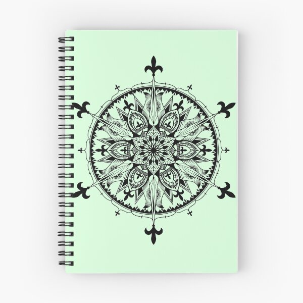 Item preview, Fleur De Lys Mandala designed and sold by SwanStarDesigns.