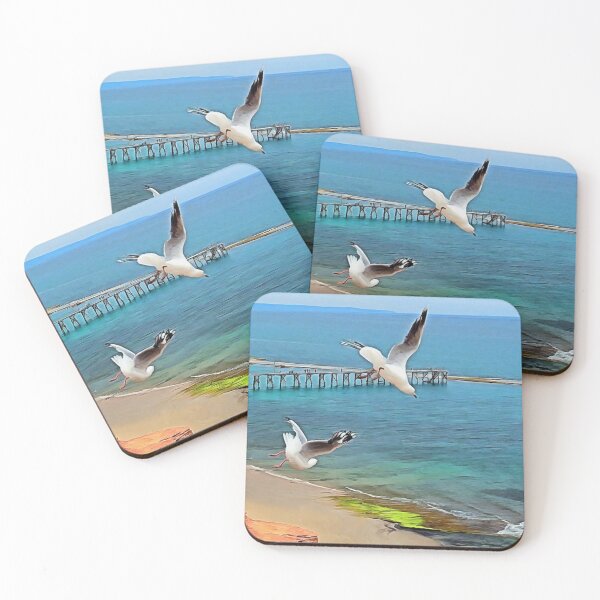 Item preview, Seagulls fly in formation. designed and sold by Paula Kelly.