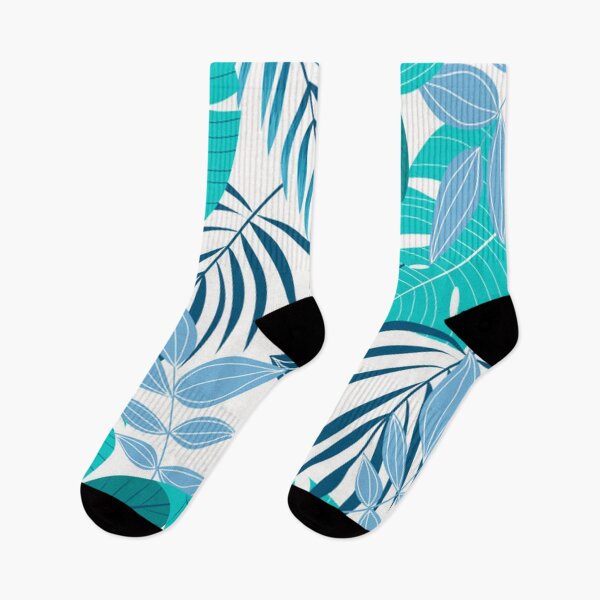 Aperçu de l'œuvre Superbe motif tropical dans les tons de bleu et vert créée et vendue par pugmom4.