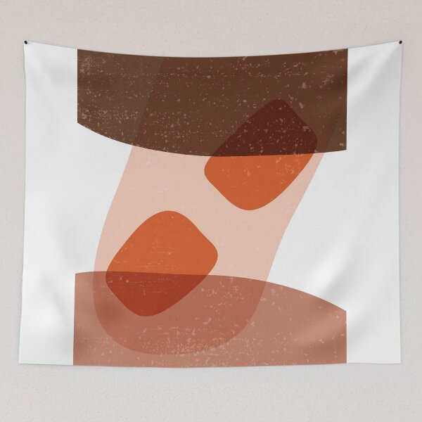 Item preview, Terracotta Abstract 30 - Modern, Contemporary Art - Abstract Organic Shapes - Brown, Burnt Orange designed and sold by Studio Grafiikka.