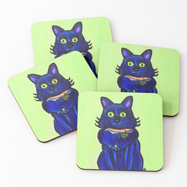 Item preview, Limón Eyes - Blue Cat designed and sold by Amanda A. Anthony.