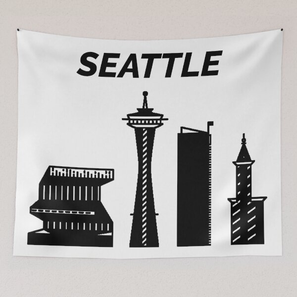 Item preview, Seattle Skyline, Washington, USA designed and sold by marosharaf.