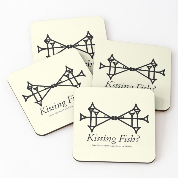 Item preview, Kissing Fish? Pseudo-Assyrian Cuneiform designed and sold by MichaelAtOz.