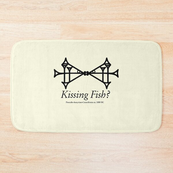 Item preview, Kissing Fish? Pseudo-Assyrian Cuneiform designed and sold by MichaelAtOz.