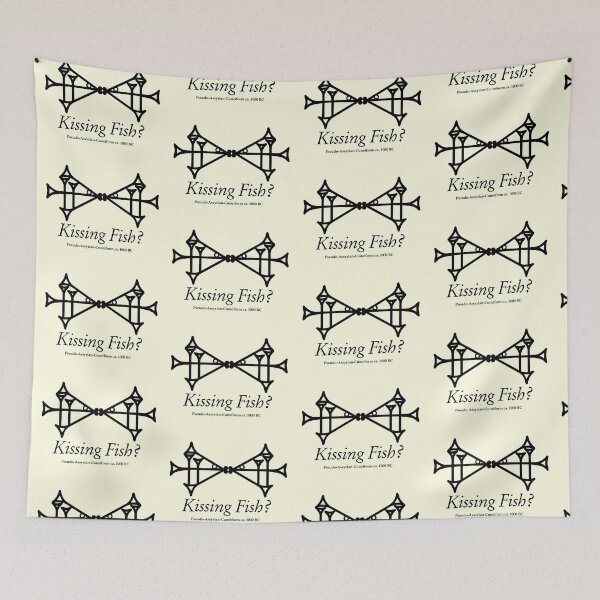 Item preview, Kissing Fish? Pseudo-Assyrian Cuneiform designed and sold by MichaelAtOz.