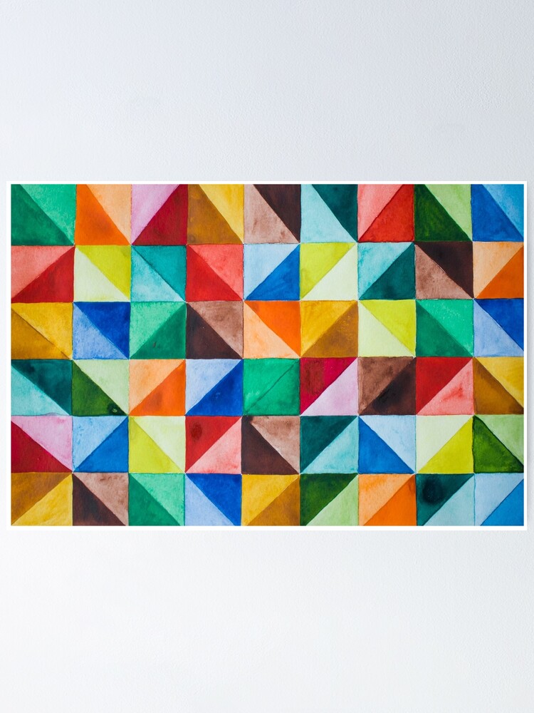 Thumbnail 1 of 3, Poster, Patchwork Pattern designed and sold by OjasTree.