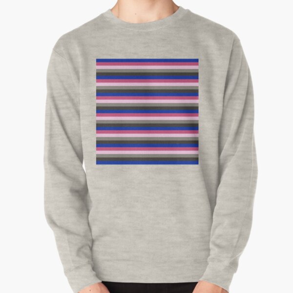 Horizontal discount striped sweatshirt