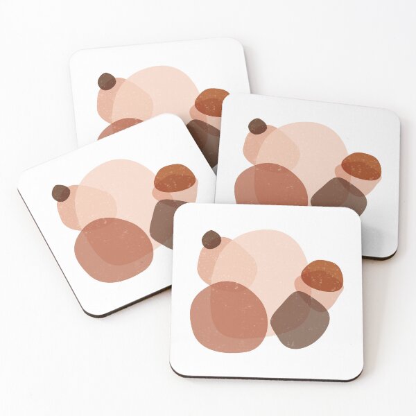 Item preview, Terracotta Abstract 32 - Modern, Contemporary Art - Abstract Organic Shapes - Brown, Sienna designed and sold by Studio Grafiikka.