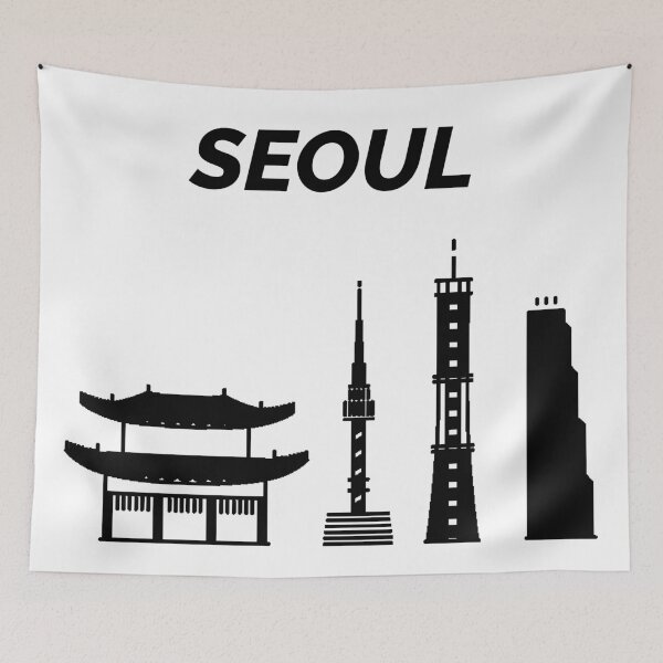 Item preview, Seoul  Skyline, South Korea designed and sold by marosharaf.