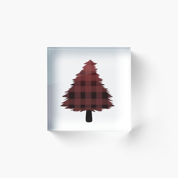 Aperçu de l'œuvre Arbre de Noël à carreaux créée et vendue par Visualsplendors.