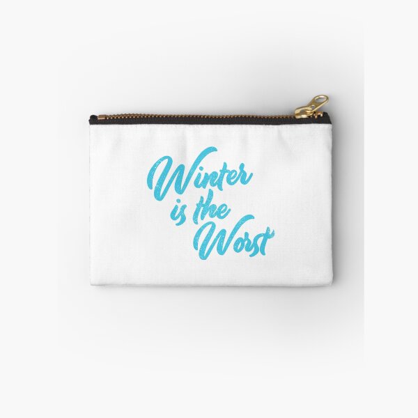 Item preview, Winter Sucks Funny Cute Brush Lettering designed and sold by Creatively Torn.