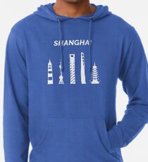 Shanghai Municipality in China Lightweight Hoodie