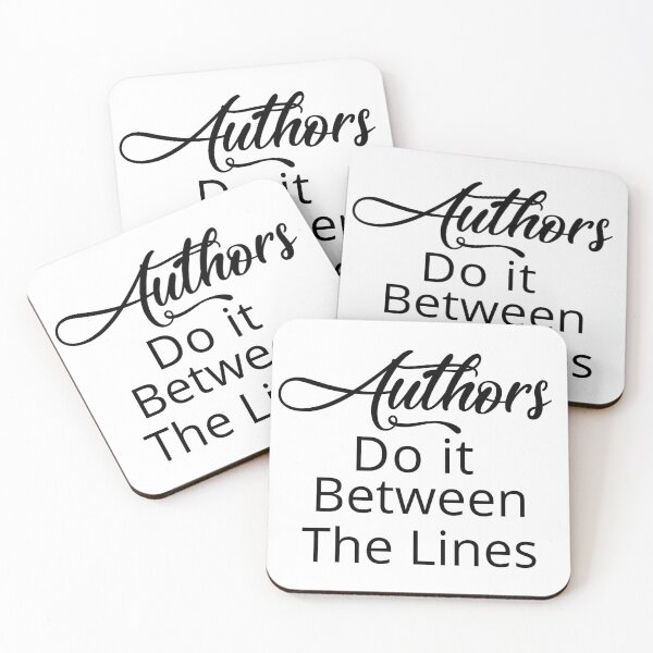 Item preview, Authors Do It Between the Lines designed and sold by Dark Angel Graphics.