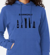 Shanghai Skyline, China Lightweight Hoodie