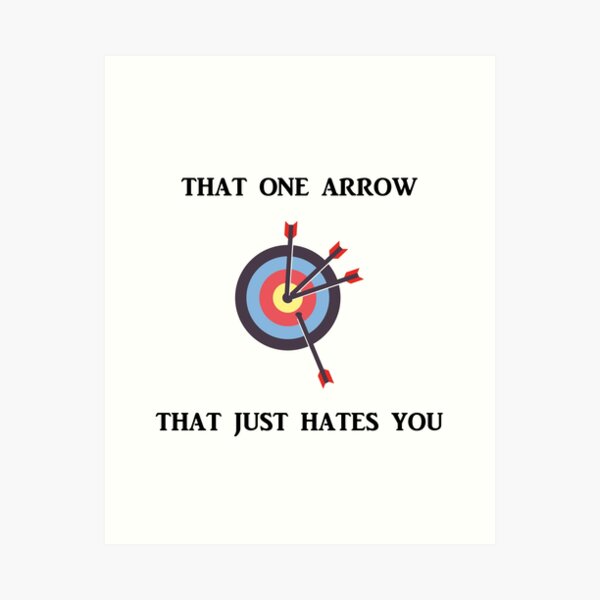Archery Archer Bow and Arrow Hunting Girl Gift Art Print