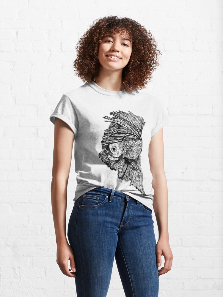 Alternate view of Gloria the Fighting Fish Classic T-Shirt
