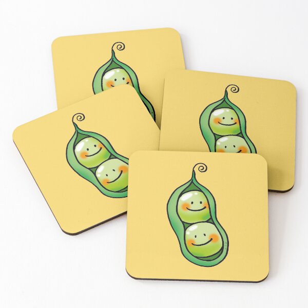 Item preview, cute 2 peas in a pod designed and sold by CuteCartoon.
