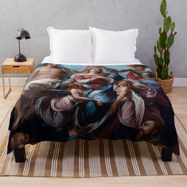Item preview, Coronation of the Virgin with Saints Joseph and Francis of Assisi designed and sold by allhistory.