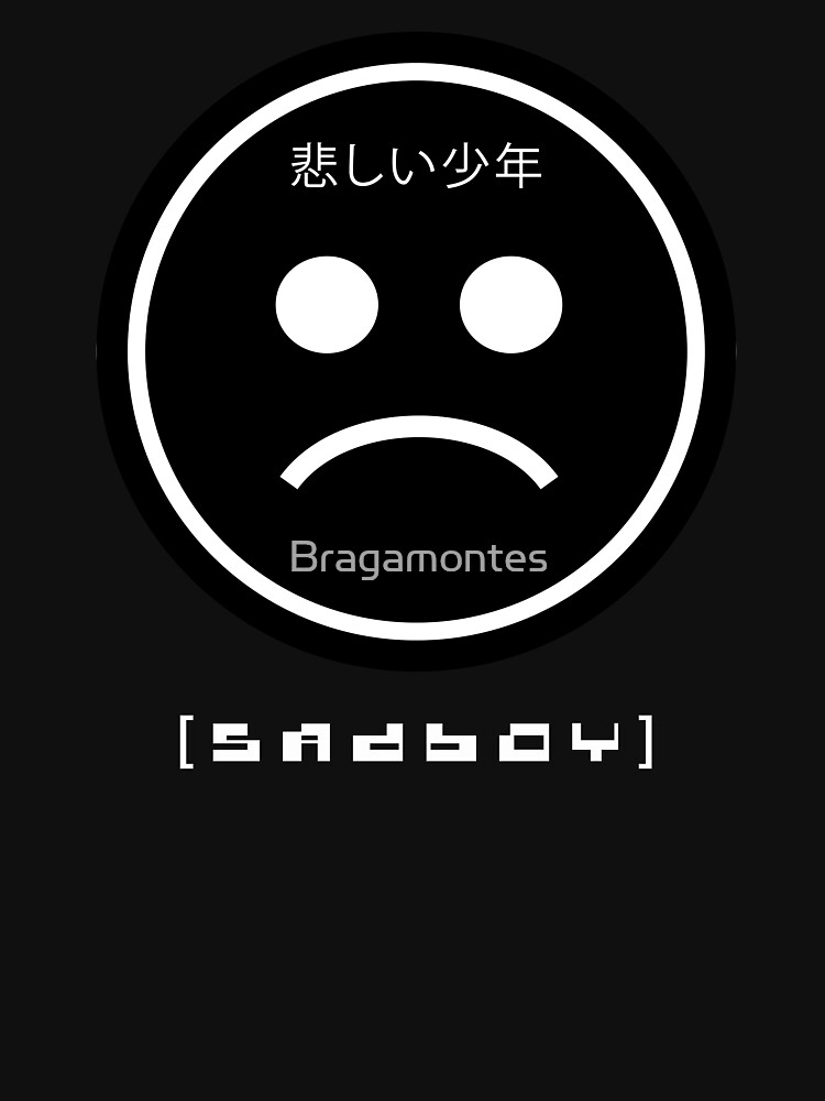 Sad Boys Vaporwave Aesthetic Japanese Text Retro 80s 90s Fashion Nostalgia  Essential T-Shirt for Sale by Bragamontes