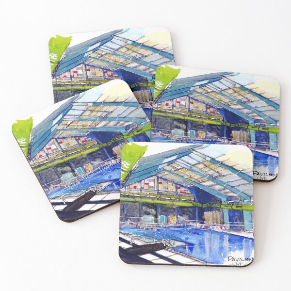 Item preview, Pavilion Pool designed and sold by Eric M Roberts Art.