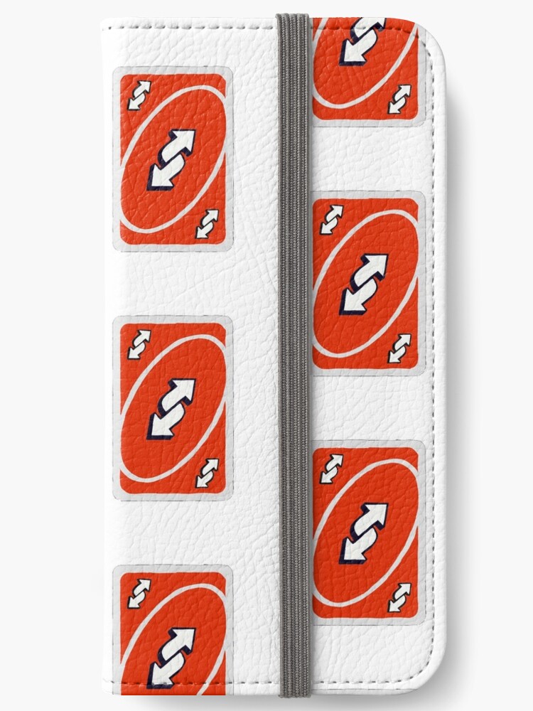 Red Uno Reverse Card Iphone Wallet By Mezziee Redbubble