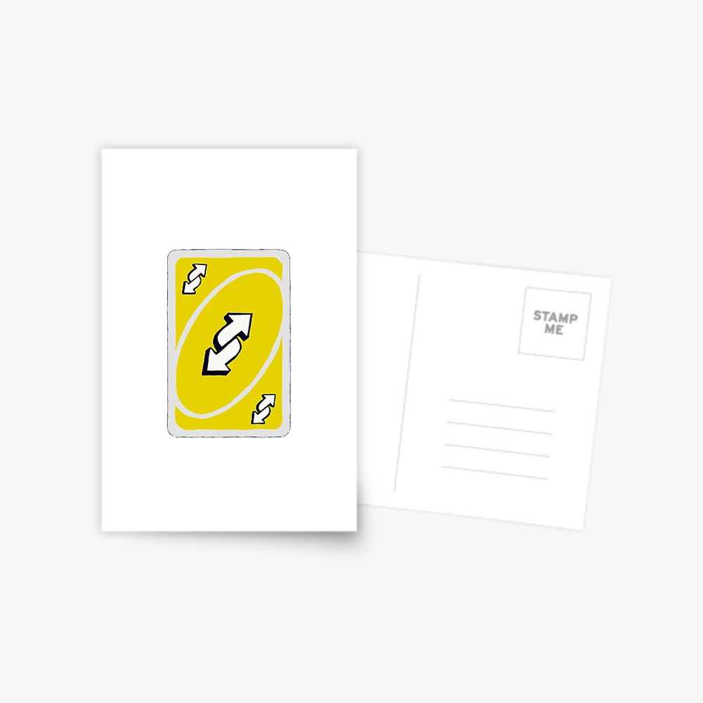 Blank Uno Card  Greeting Card for Sale by wtwstickersksk