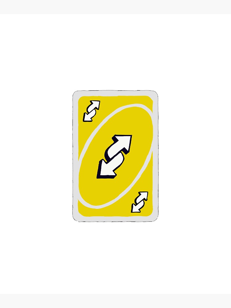 Download A Bright Yellow Reverse Uno Card Wallpaper