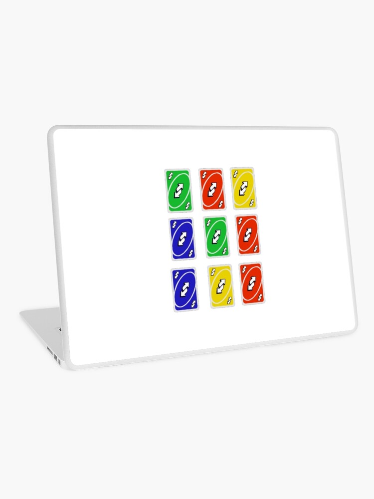 Uno Rainbow Reverse Card Laptop Skin for Sale by MrPollux