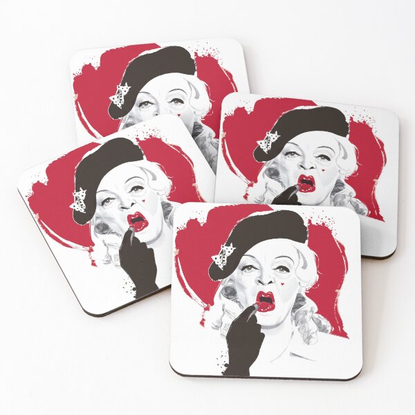 Baby Jane lipstick Coasters (Set of 4)