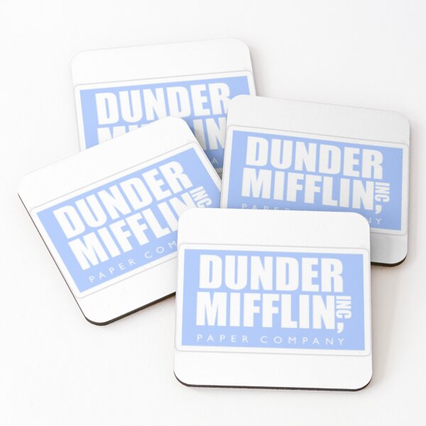 Aperçu de l'œuvre logo bleu clair de la société de papier Dunder Mifflin créée et vendue par calamity02.