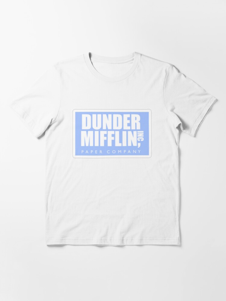 The Office - Dunder Mifflin Paper Company Logo - Light Blue | Metal Print