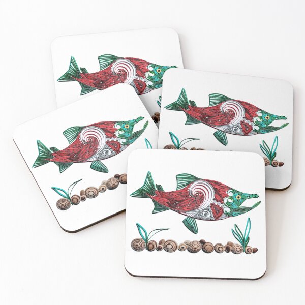 Item preview, Sockeye Salmon designed and sold by NerdPaperArtist.
