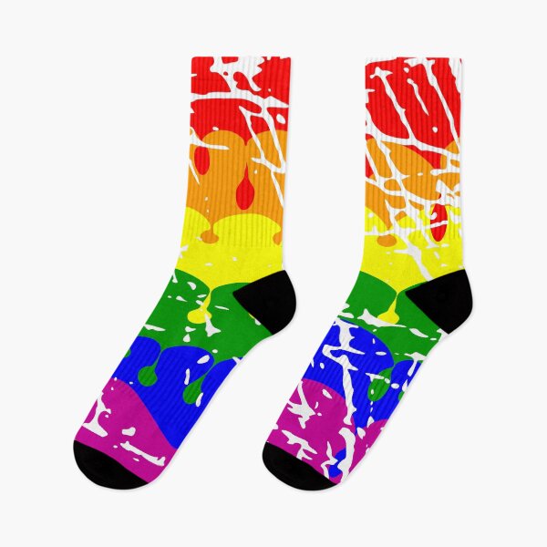 Artikelvorschau, Rainbow Dripping Paint Distressed entworfen und verkauft von piedaydesigns.