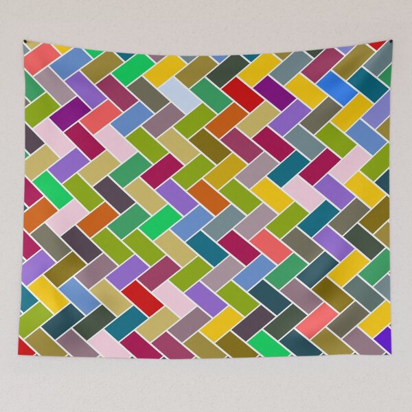 Item preview, Colourful Mosaic Repeating Pattern designed and sold by piedaydesigns.