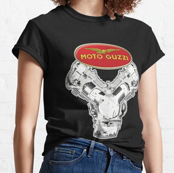 Klassisches Guzzi Logo und Motor Classic T-Shirt