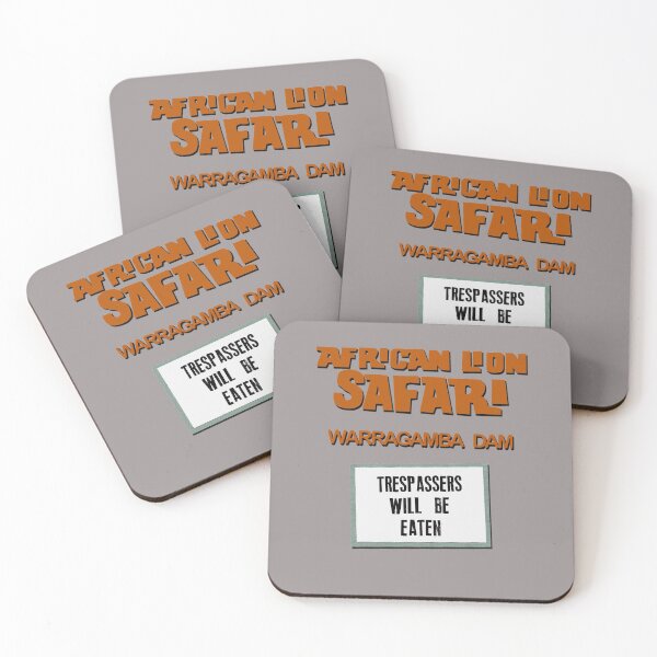 Item preview, African Lion Safari - Trespassers Will Be Eaten designed and sold by mozdesigns.