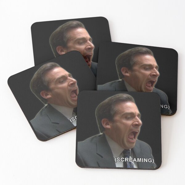 Item preview, the office michael scott screaming designed and sold by calamity02.