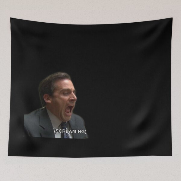 Item preview, the office michael scott screaming designed and sold by calamity02.