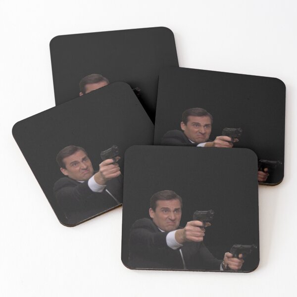 Item preview, the office threat level midnight michael scott shooting designed and sold by calamity02.